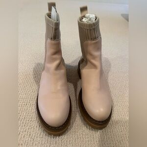Women's Pink/Beige Ankle Boots